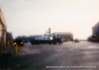 BH7 being moved to The Hovercraft Museum